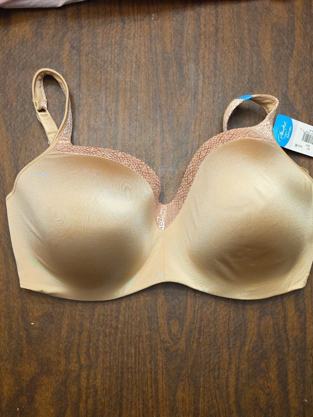 NWT Playtex Nude Full-Coverage Seamless T-Shirt Bra